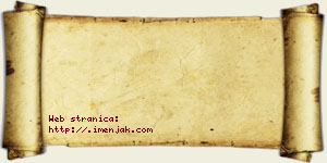 Jovana Ćorović vizit kartica